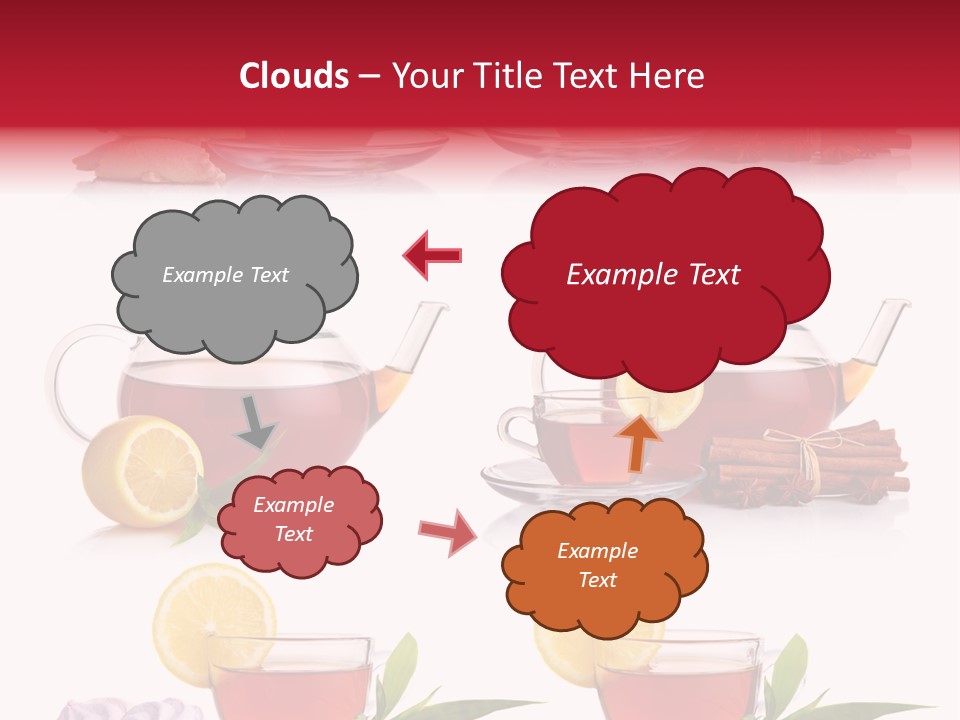 Orange Teapot Backgrounds PowerPoint Template