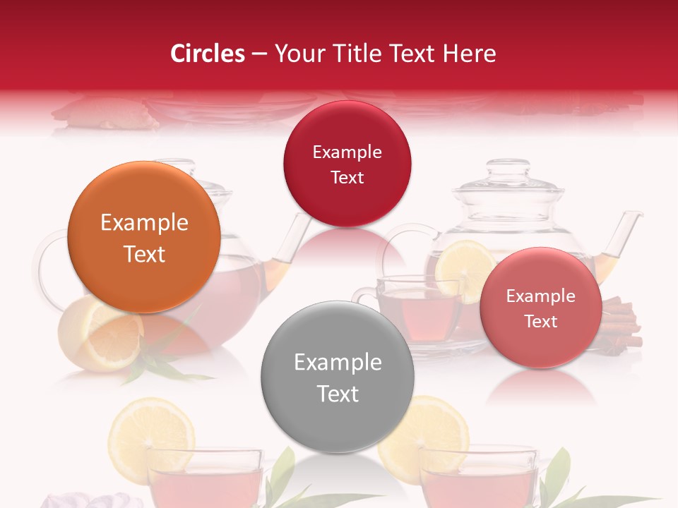 Orange Teapot Backgrounds PowerPoint Template