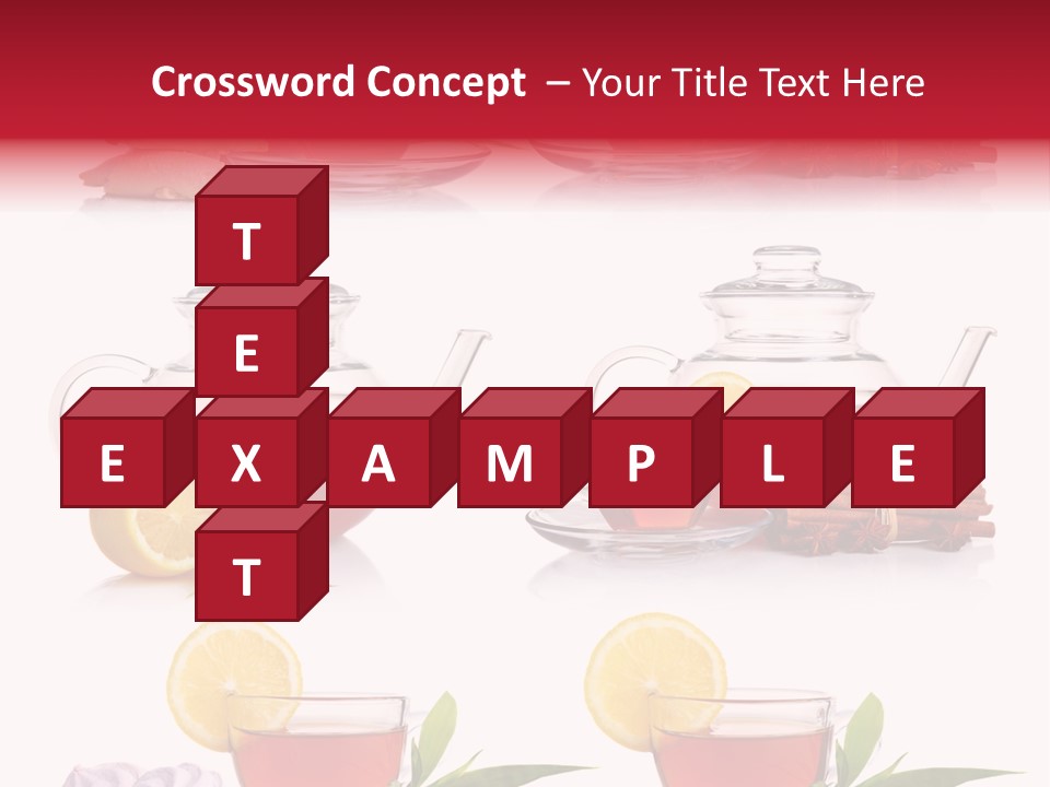 Orange Teapot Backgrounds PowerPoint Template