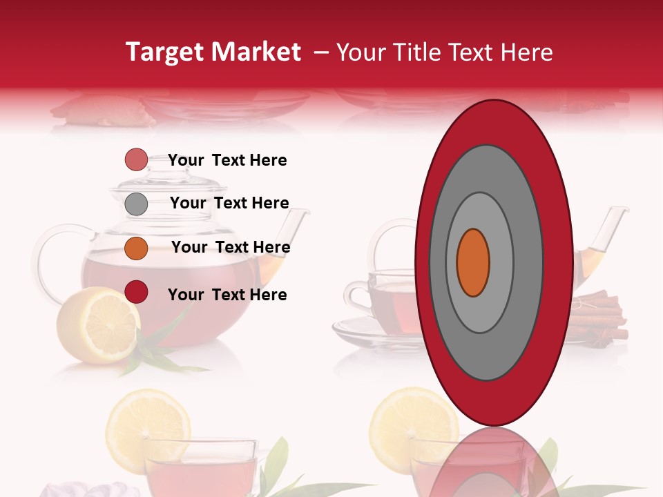 Orange Teapot Backgrounds PowerPoint Template