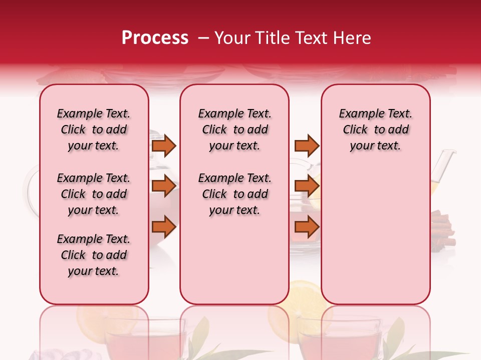 Orange Teapot Backgrounds PowerPoint Template