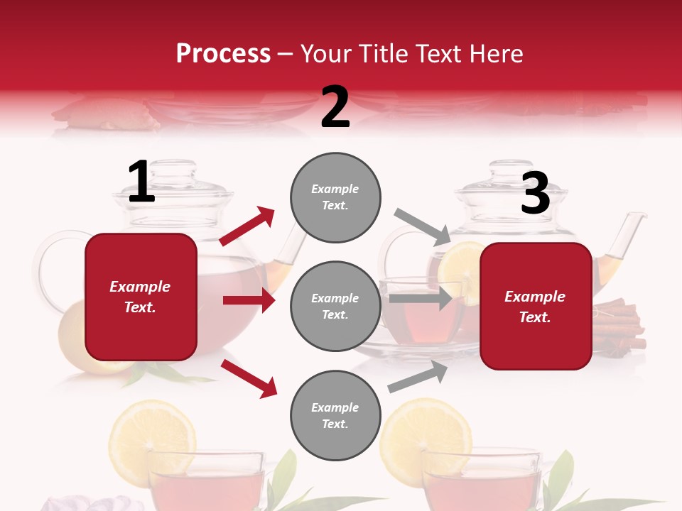 Orange Teapot Backgrounds PowerPoint Template