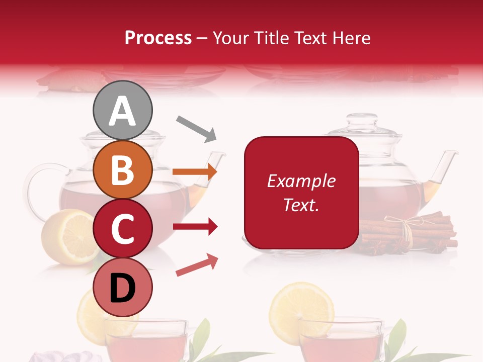 Orange Teapot Backgrounds PowerPoint Template