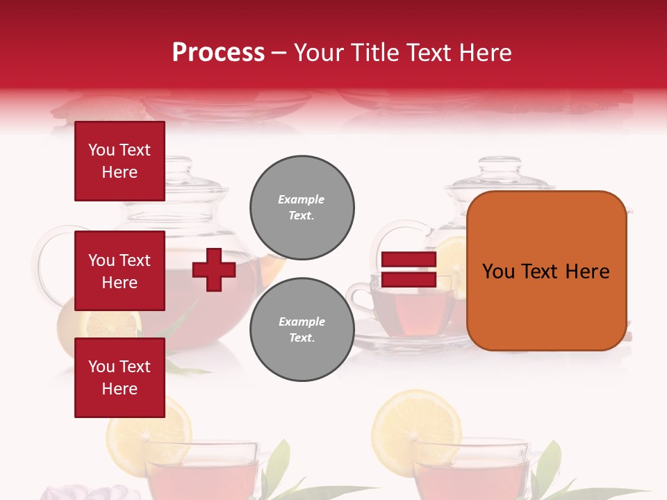 Orange Teapot Backgrounds PowerPoint Template