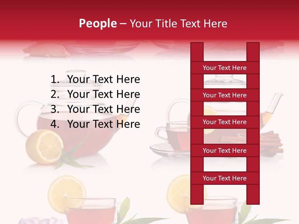 Orange Teapot Backgrounds PowerPoint Template