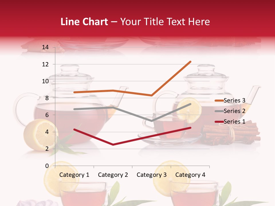 Orange Teapot Backgrounds PowerPoint Template
