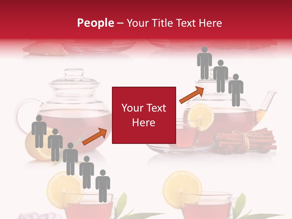 Orange Teapot Backgrounds PowerPoint Template