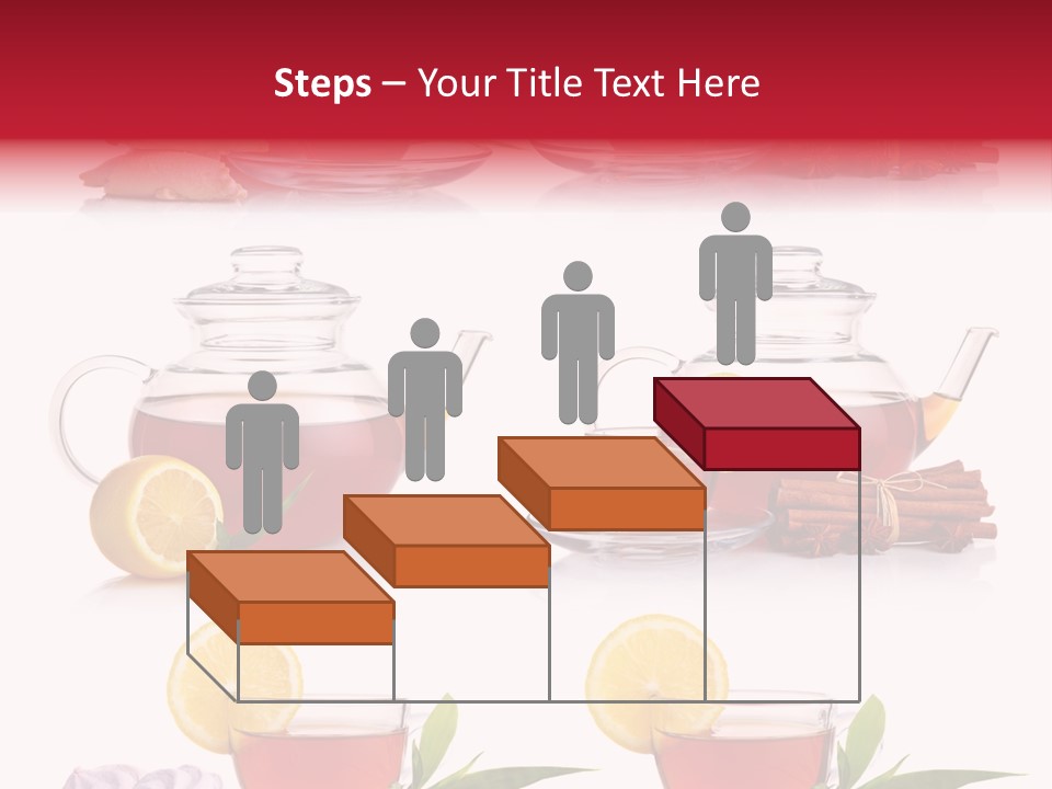 Orange Teapot Backgrounds PowerPoint Template