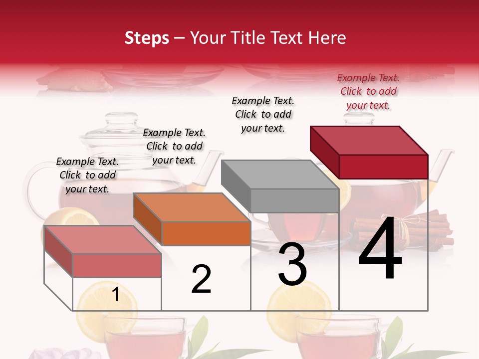 Orange Teapot Backgrounds PowerPoint Template