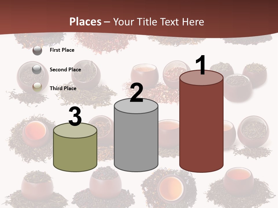 Yellow Cup Exotic PowerPoint Template