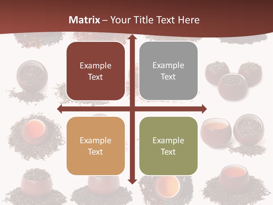 Yellow Cup Exotic PowerPoint Template