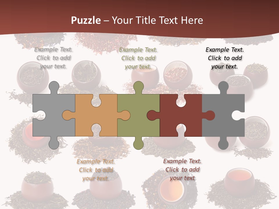 Yellow Cup Exotic PowerPoint Template