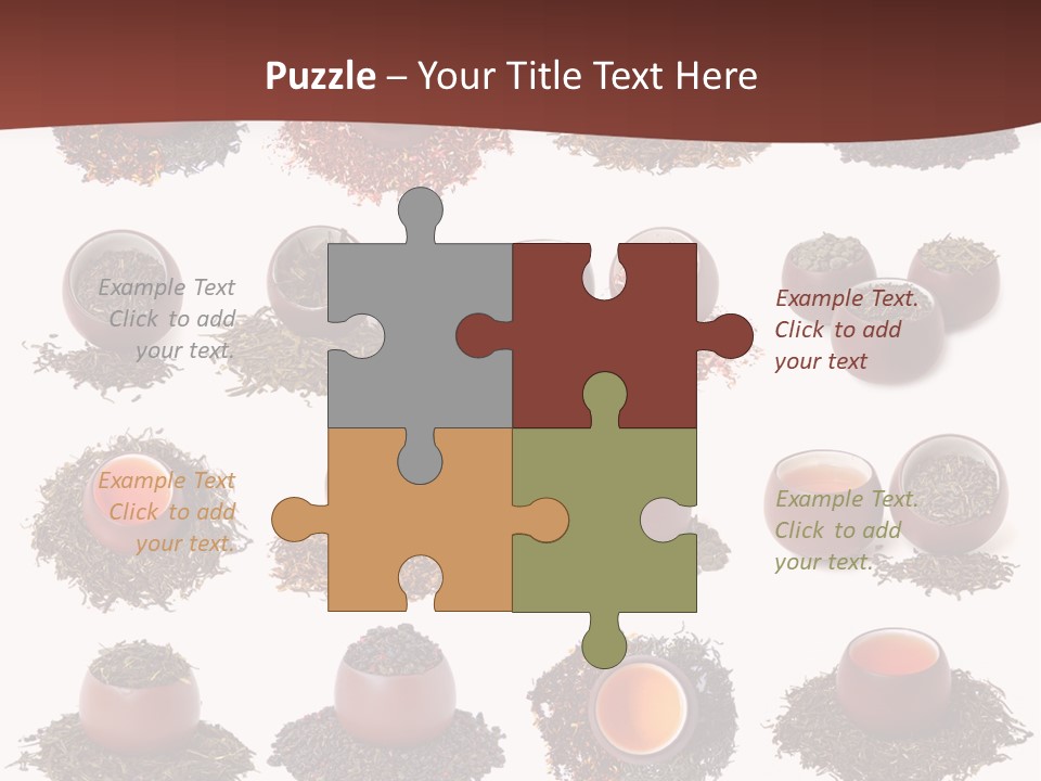 Yellow Cup Exotic PowerPoint Template