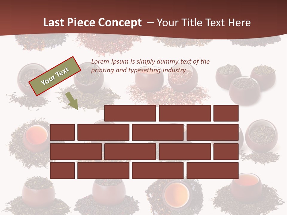 Yellow Cup Exotic PowerPoint Template