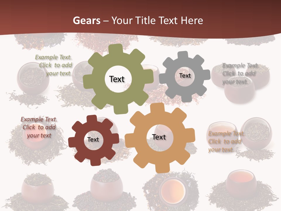 Yellow Cup Exotic PowerPoint Template