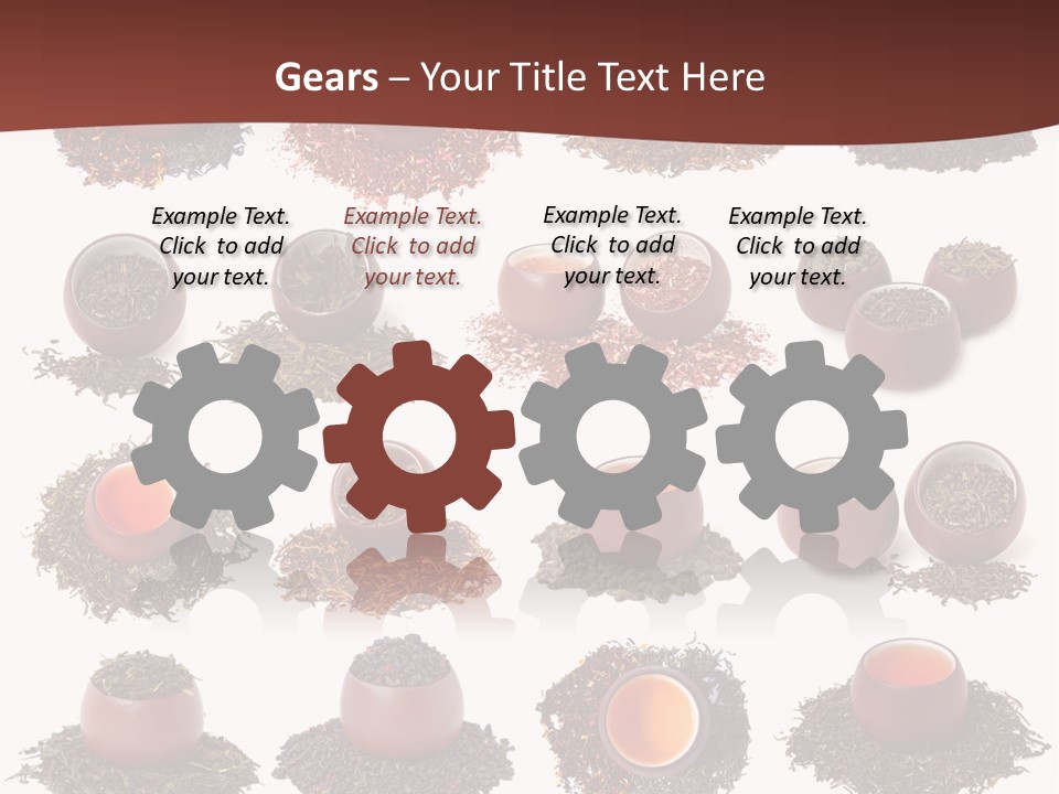 Yellow Cup Exotic PowerPoint Template