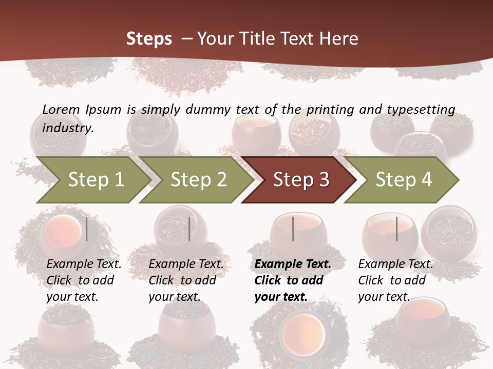 Yellow Cup Exotic PowerPoint Template