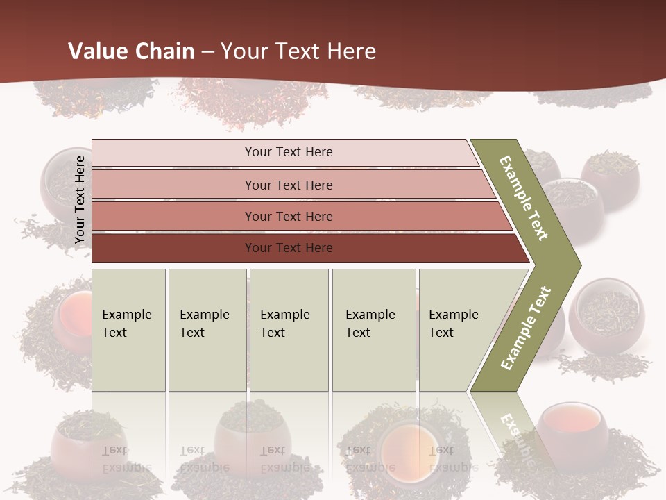 Yellow Cup Exotic PowerPoint Template