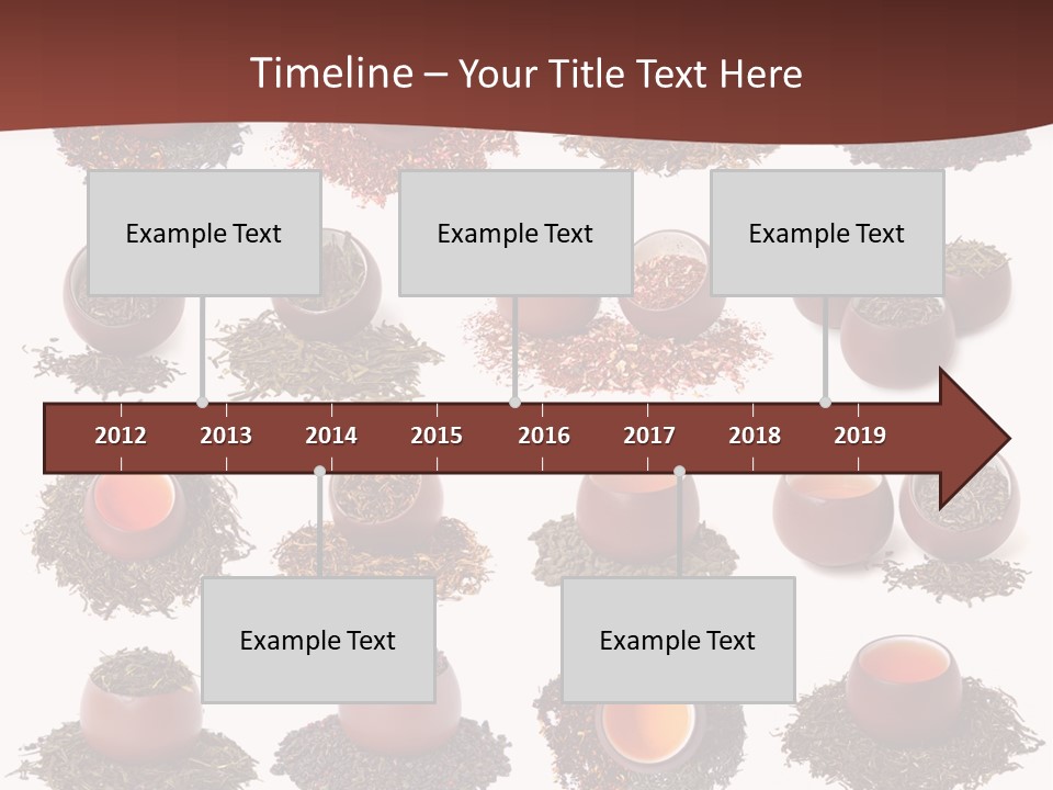 Yellow Cup Exotic PowerPoint Template