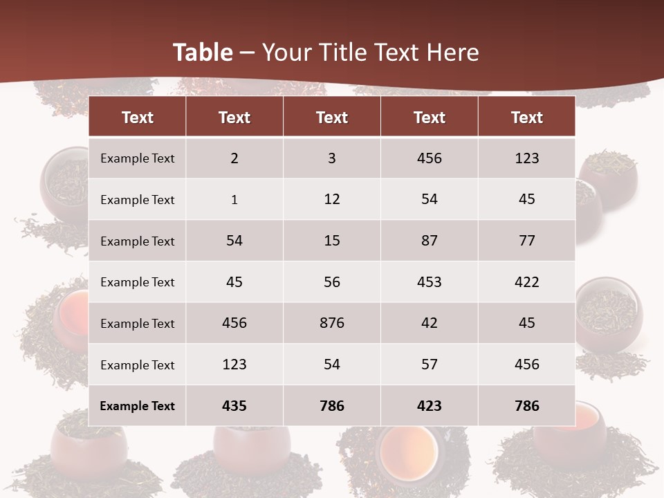 Yellow Cup Exotic PowerPoint Template