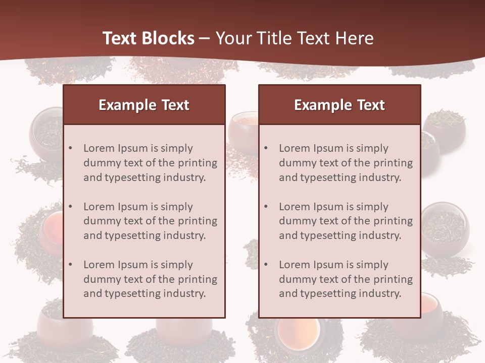 Yellow Cup Exotic PowerPoint Template
