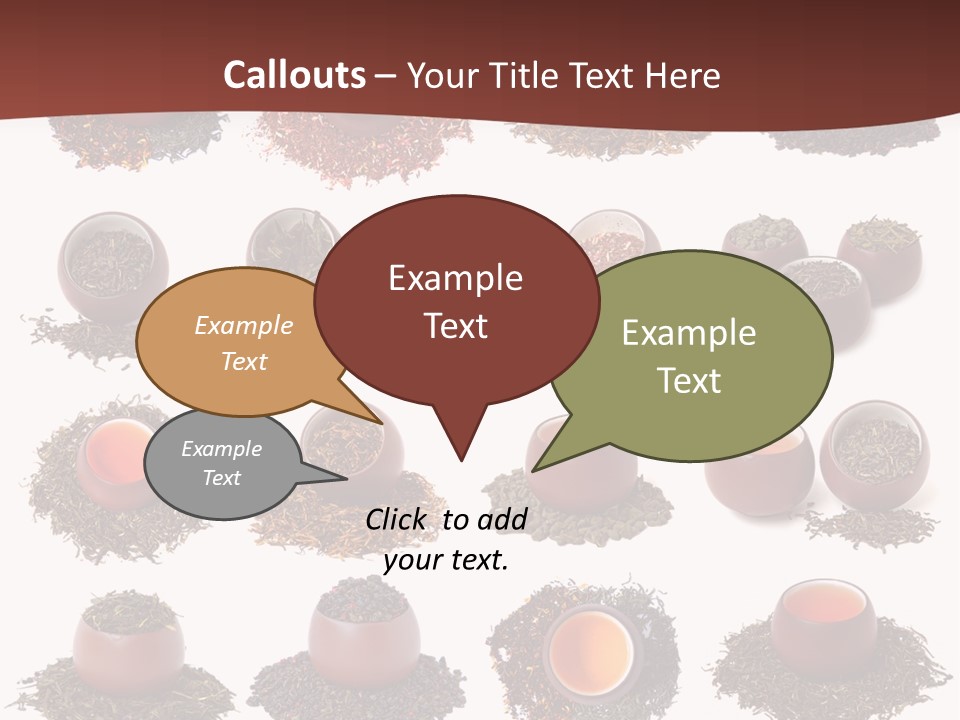Yellow Cup Exotic PowerPoint Template