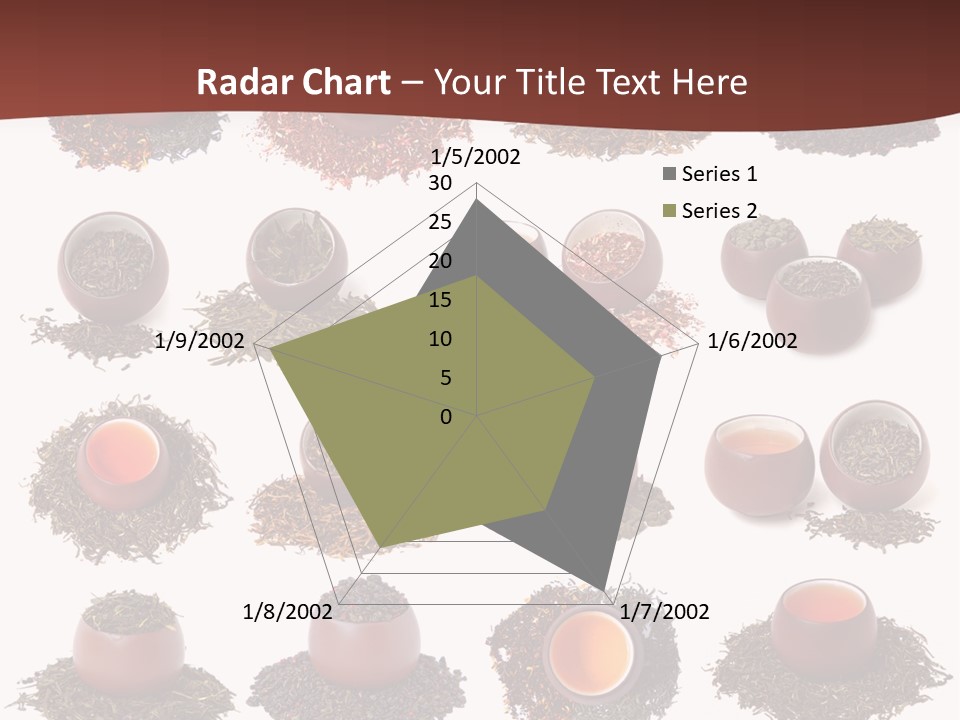 Yellow Cup Exotic PowerPoint Template