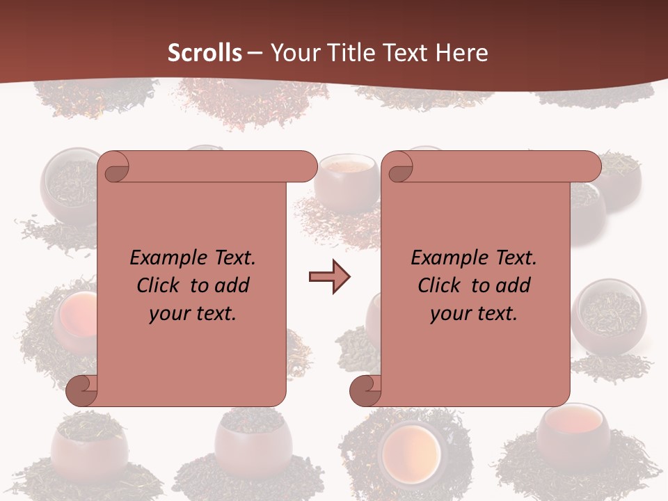 Yellow Cup Exotic PowerPoint Template