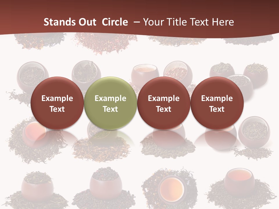 Yellow Cup Exotic PowerPoint Template