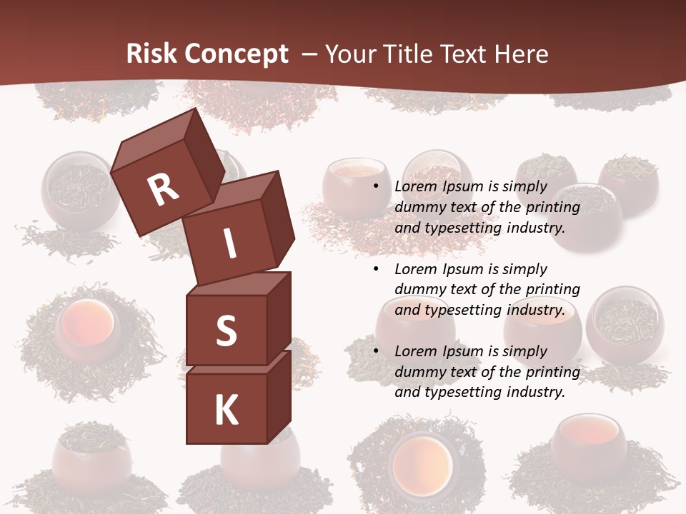 Yellow Cup Exotic PowerPoint Template