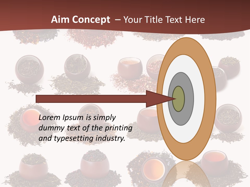 Yellow Cup Exotic PowerPoint Template