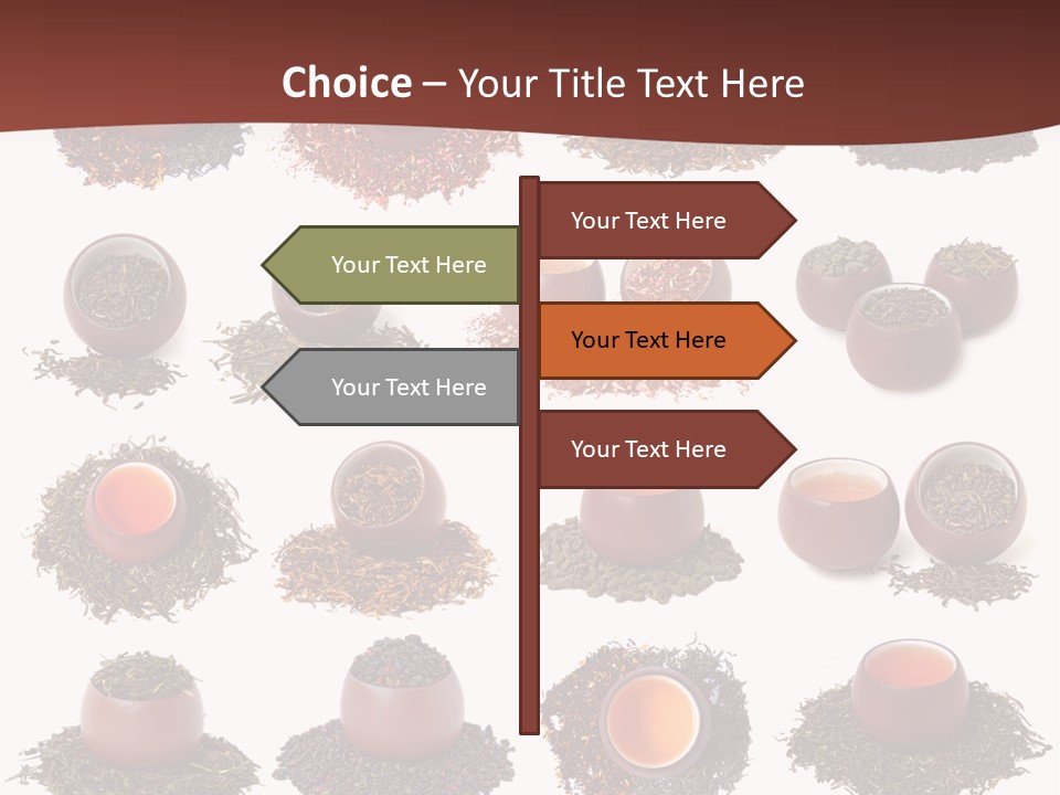 Yellow Cup Exotic PowerPoint Template