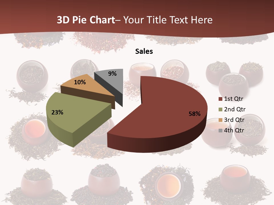 Yellow Cup Exotic PowerPoint Template