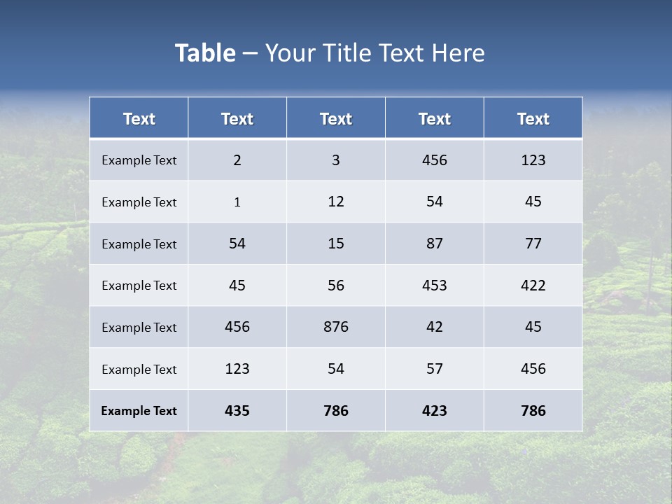 Highland Landscape Beautiful PowerPoint Template