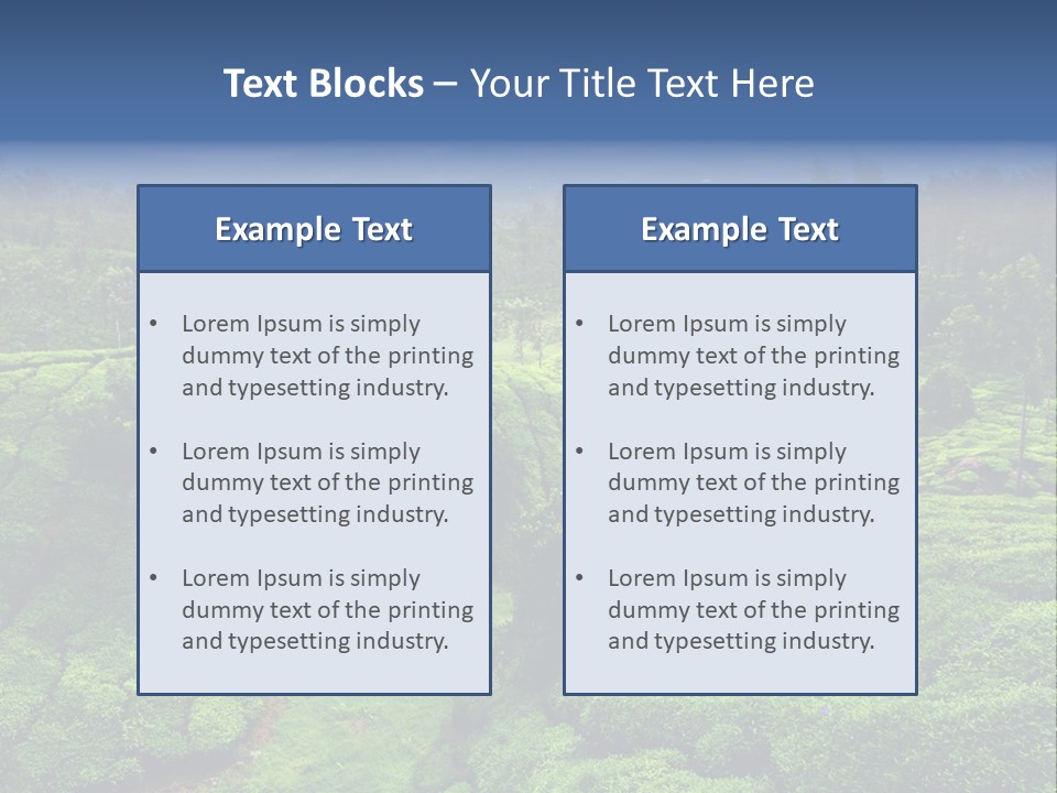 Highland Landscape Beautiful PowerPoint Template