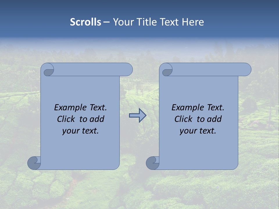 Highland Landscape Beautiful PowerPoint Template