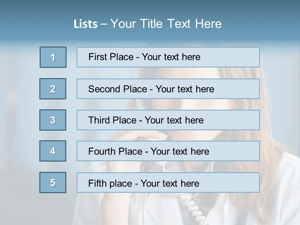 Diagnosis Table Pediatrician PowerPoint Template