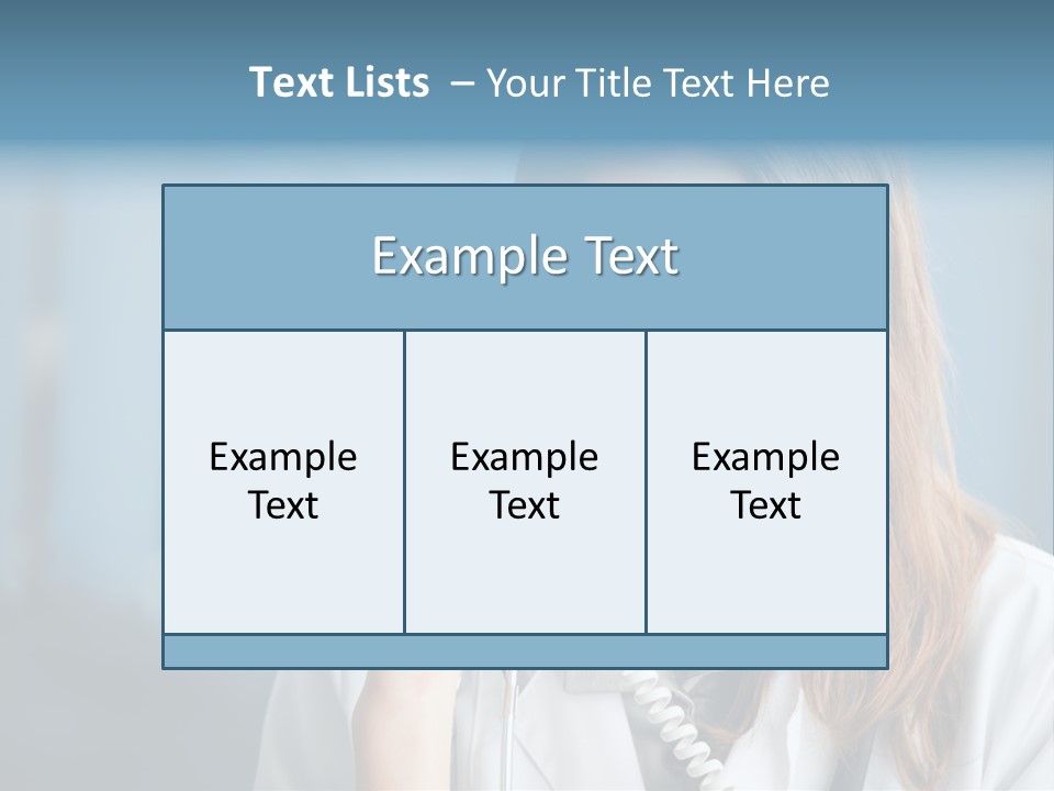 Diagnosis Table Pediatrician PowerPoint Template