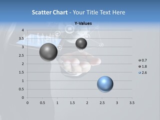 Slim Tool Holding PowerPoint Template