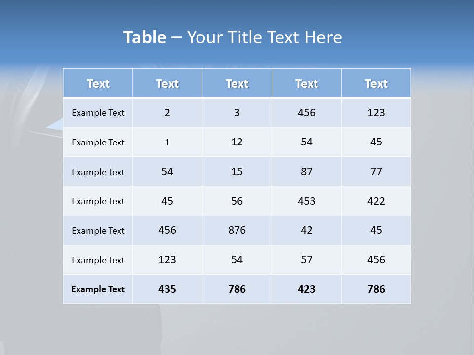 Slim Tool Holding PowerPoint Template