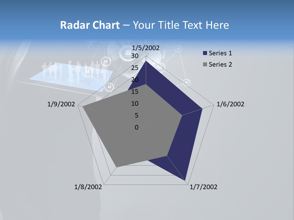 Slim Tool Holding PowerPoint Template