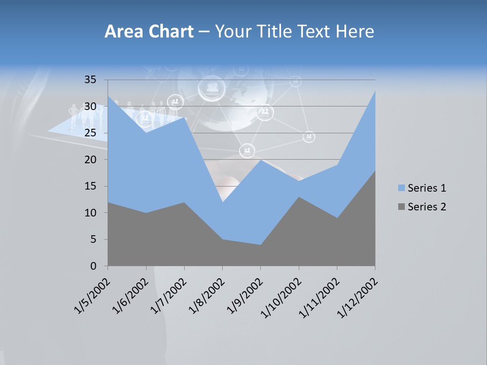 Slim Tool Holding PowerPoint Template