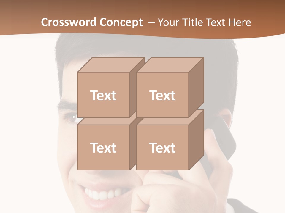 Men Cutout Worker PowerPoint Template