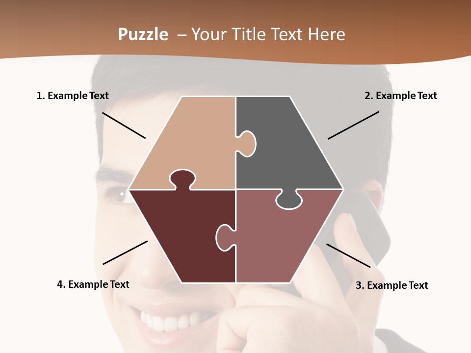 Men Cutout Worker PowerPoint Template