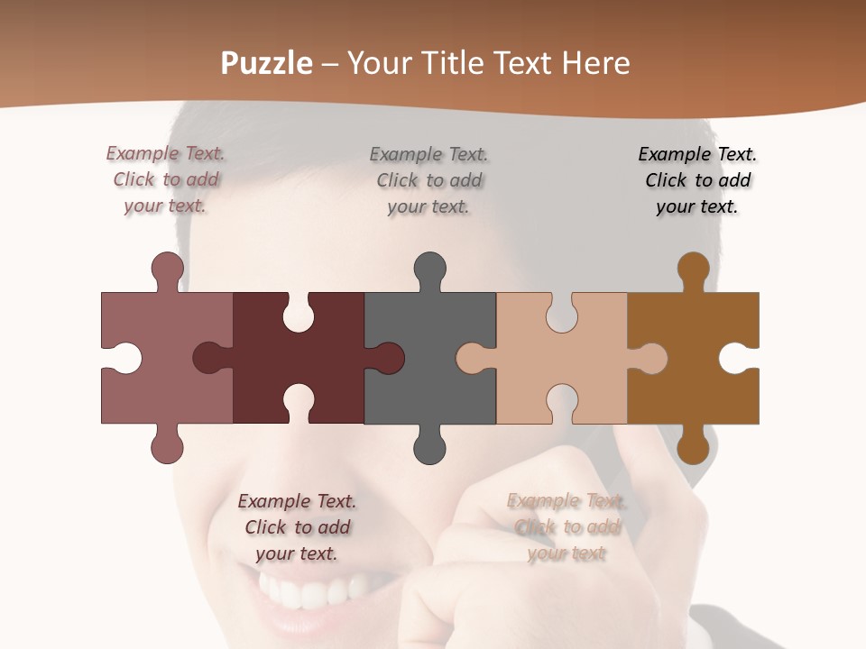 Men Cutout Worker PowerPoint Template