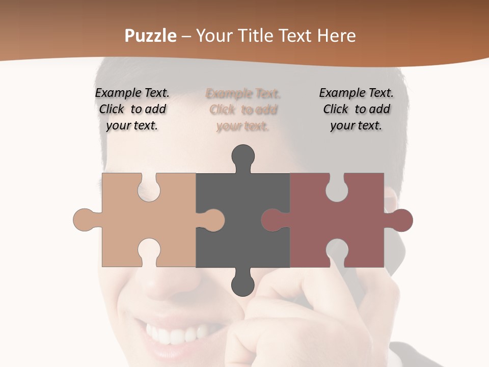 Men Cutout Worker PowerPoint Template