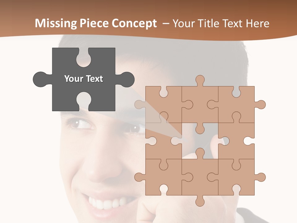 Men Cutout Worker PowerPoint Template