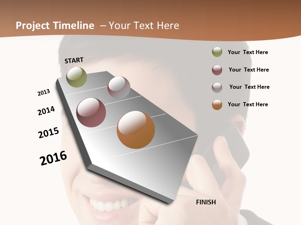 Men Cutout Worker PowerPoint Template