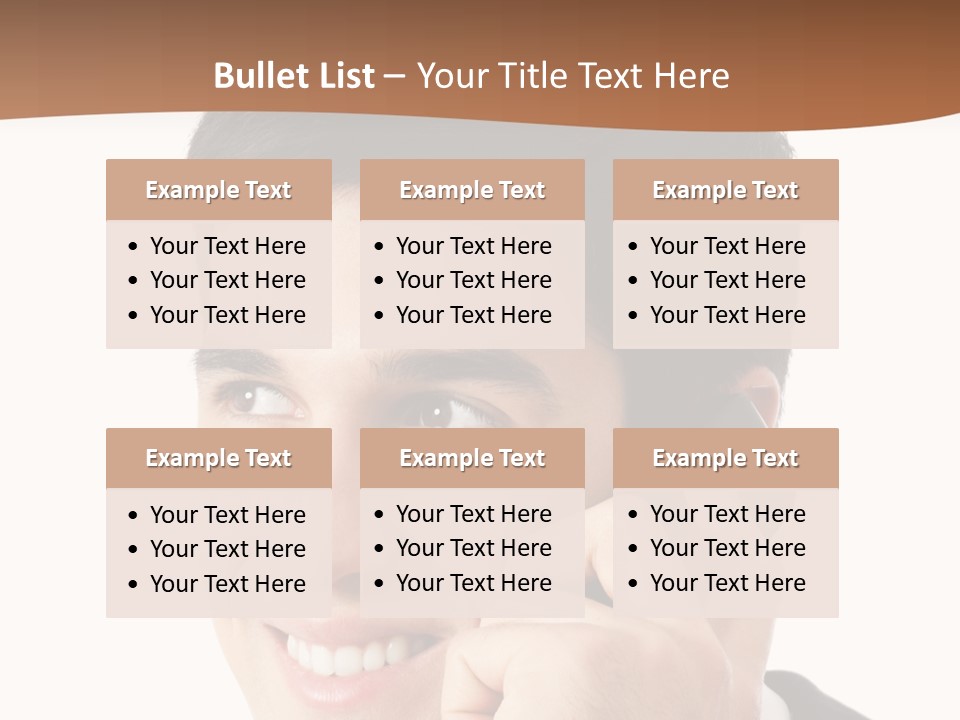 Men Cutout Worker PowerPoint Template