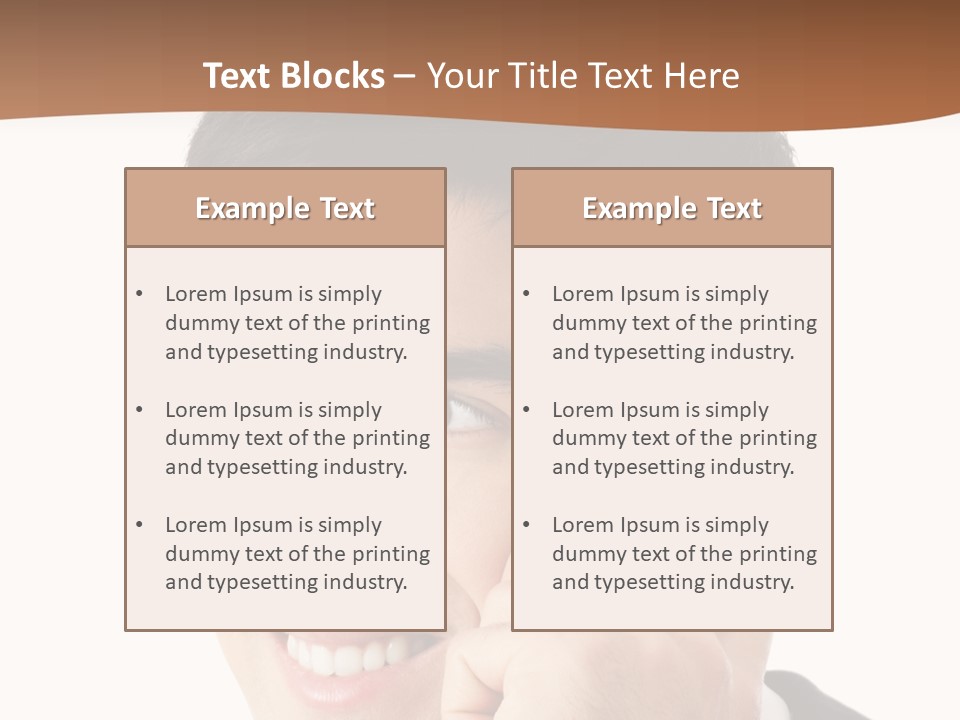 Men Cutout Worker PowerPoint Template